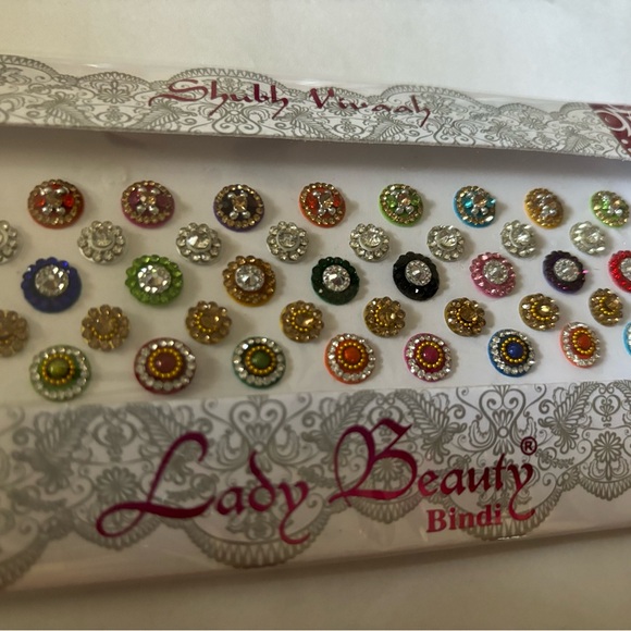 Jumbo Pack Round Multicolored Bindis, Forehead Gems, Body Jewels - Picture 8 of 11
